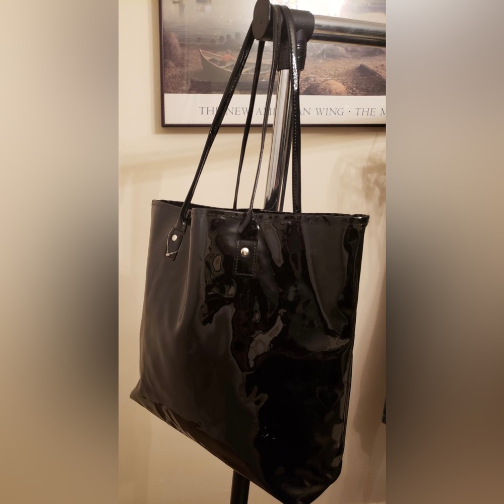 Macy’s Brand - Black Patent Leather - Tote Bag